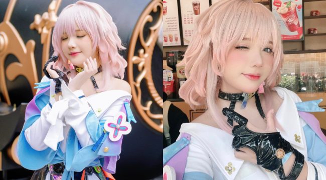 Nữ cosplayer Việt Nam gây sốt với màn hóa thân March 7th trong Honkai Star Rail