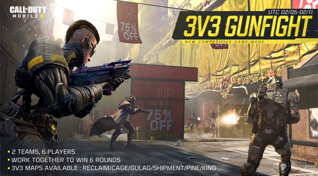 Call of Duty: Mobile – Chế độ đấu súng 3vs3 chính thức ra mắt