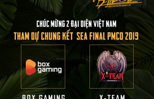 Box Gaming và X Team chính thức đại diện PUBG Mobile Việt Nam tranh tài tại chung kết SEA FINAL PMCO 2019