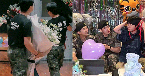 "Khối ở nhà" mừng RM - V (BTS) xuất ngũ: J-Hope mở tiệc chào đón, Jin bất ngờ "đột kích" 2 người em