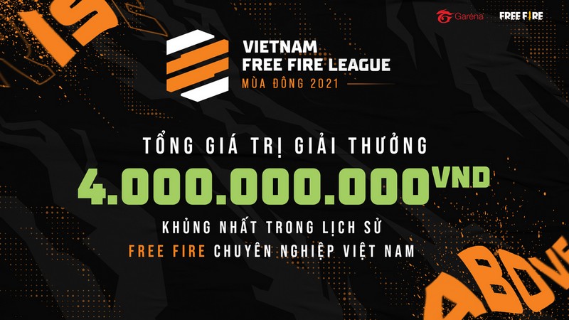 Cộng đồng Free Fire “sôi sục” vì tiền giải thưởng VFL Mùa Đông 2021 lớn chưa từng có!