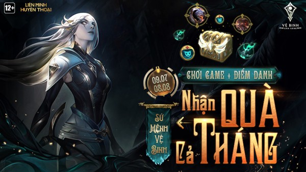 Tham gia sự kiện Sứ Mệnh Vệ Binh: “Chơi game điểm danh, Nhận quà cả tháng” từ 09/07 đến 08.08