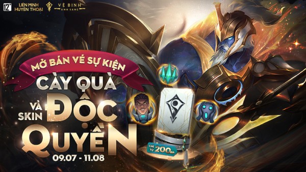 Vé Ánh Sáng 2021 – Chơi game cả tháng, nhận quà độc quyền chỉ với 200 RP từ 09/07 đến 11/08