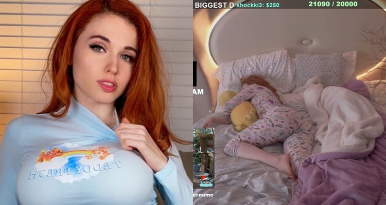 Amouranth - Streamer kiếm được hàng triệu đô khi ngủ trên streams Twitch