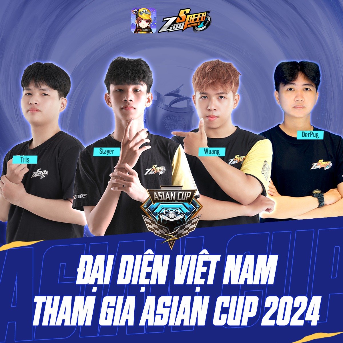 Đại diện ZingSpeed Mobile Việt Nam đã sẵn sàng cho Asian Cup 2024