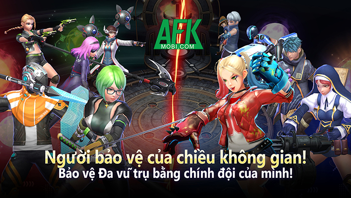 Tập hợp các vệ thần để chiến đấu bảo vệ đa vũ trụ trong game The Keeper: Idle RPG