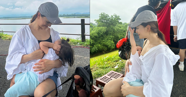 Con gái đã 16 tháng, Lan Phương vẫn thoải mái cho "tu ti" giữa phim trường: Phản ứng của netizen gây chú ý