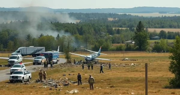Canada: Hai máy bay lao thẳng vào nhau giữa không trung, nhân chứng bàng hoàng