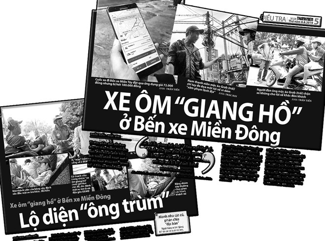 Xe ôm ‘giang hồ’ ở Bến xe Miền Đông: Công an mời nhiều người đến lấy lời khai