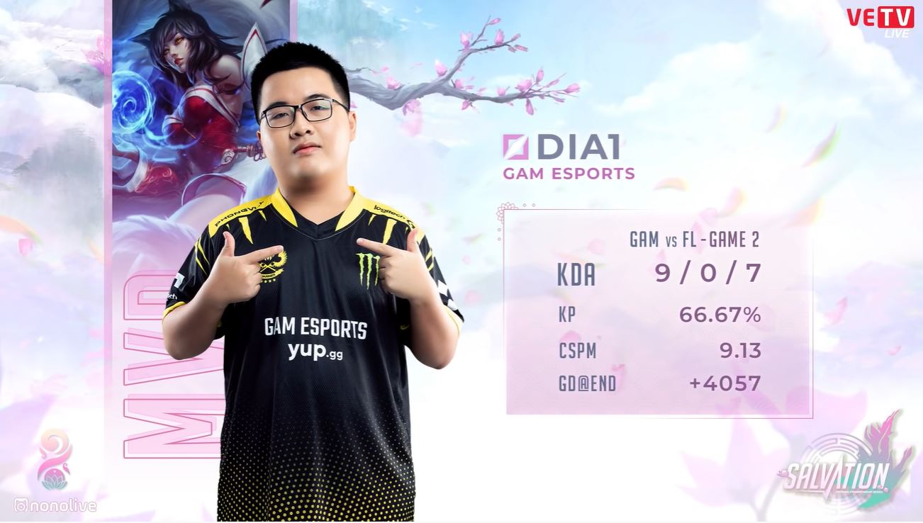 Dia1 tỏa sáng giúp GAM Esports 'lật kèo' Team Flash