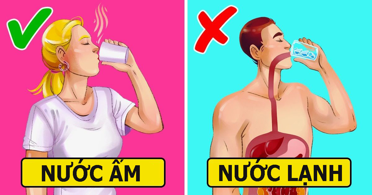 Nước ấm hay nước lạnh có tác động thế nào đến cơ thể của bạn?