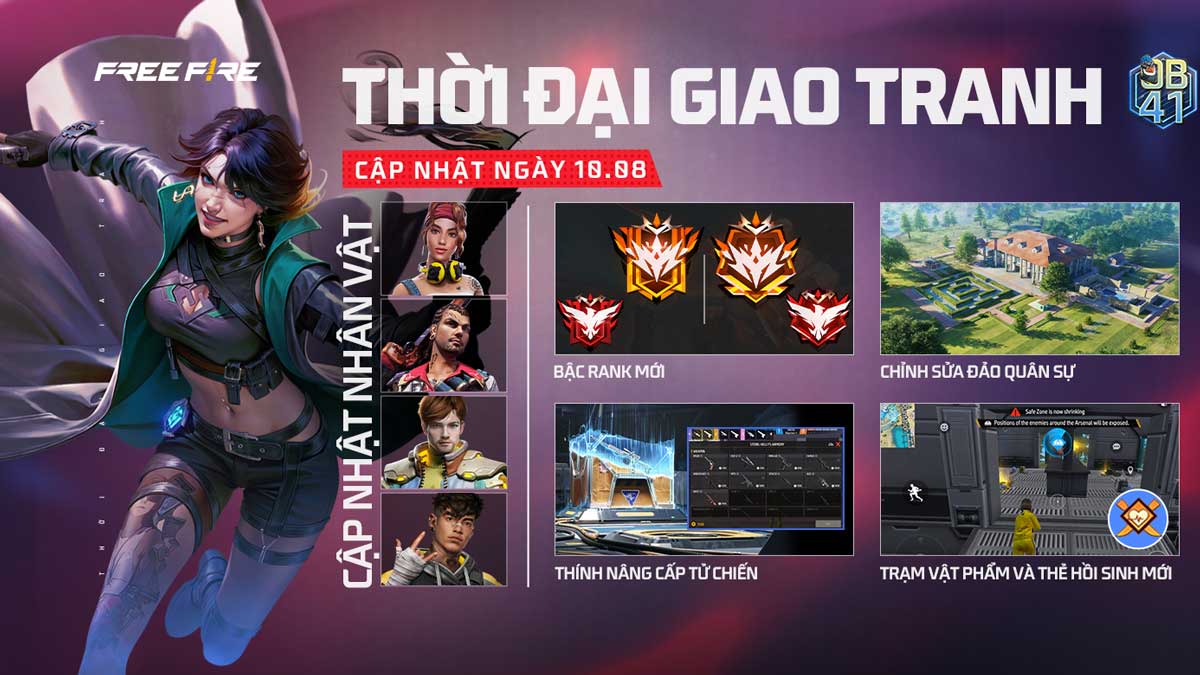 Chi tiết bản cập nhật Free Fire bản OB41 