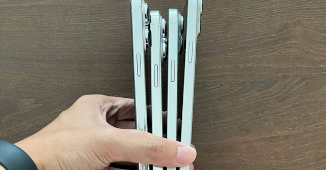 Loạt ảnh iPhone 15 Ultra bị rò rỉ: Nút gạt tắt tiếng bị xóa sổ