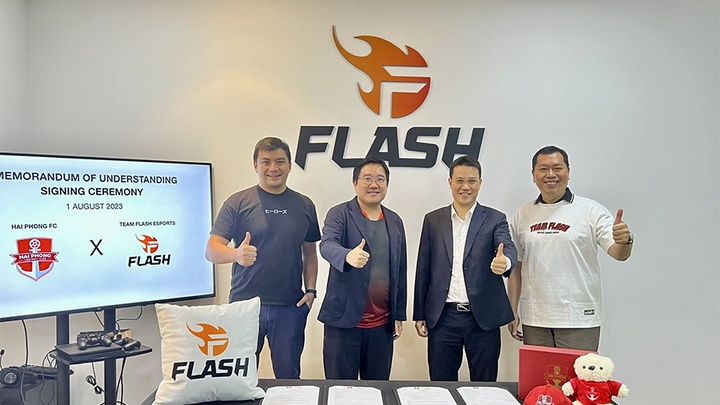 Team Flash và CLB bóng đá Hải Phòng hợp tác phát triển Esports