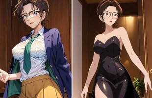 AI tái hiện vẻ đẹp của Eri Kisaki, nhan sắc gái một con khiến fan Conan "trông mòn con mắt"