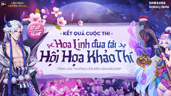 Công bố kết quả cuộc thi vẽ tranh Sinh Nhật 8 Tuổi x Hoa Linh Lục Địa