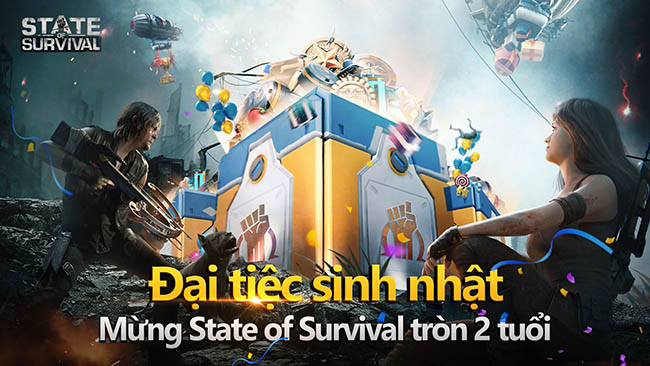 Giấc mơ chơi game trúng siêu xe sẽ trở thành sự thật với sự kiện sinh nhật 2 tuổi của State of Survival