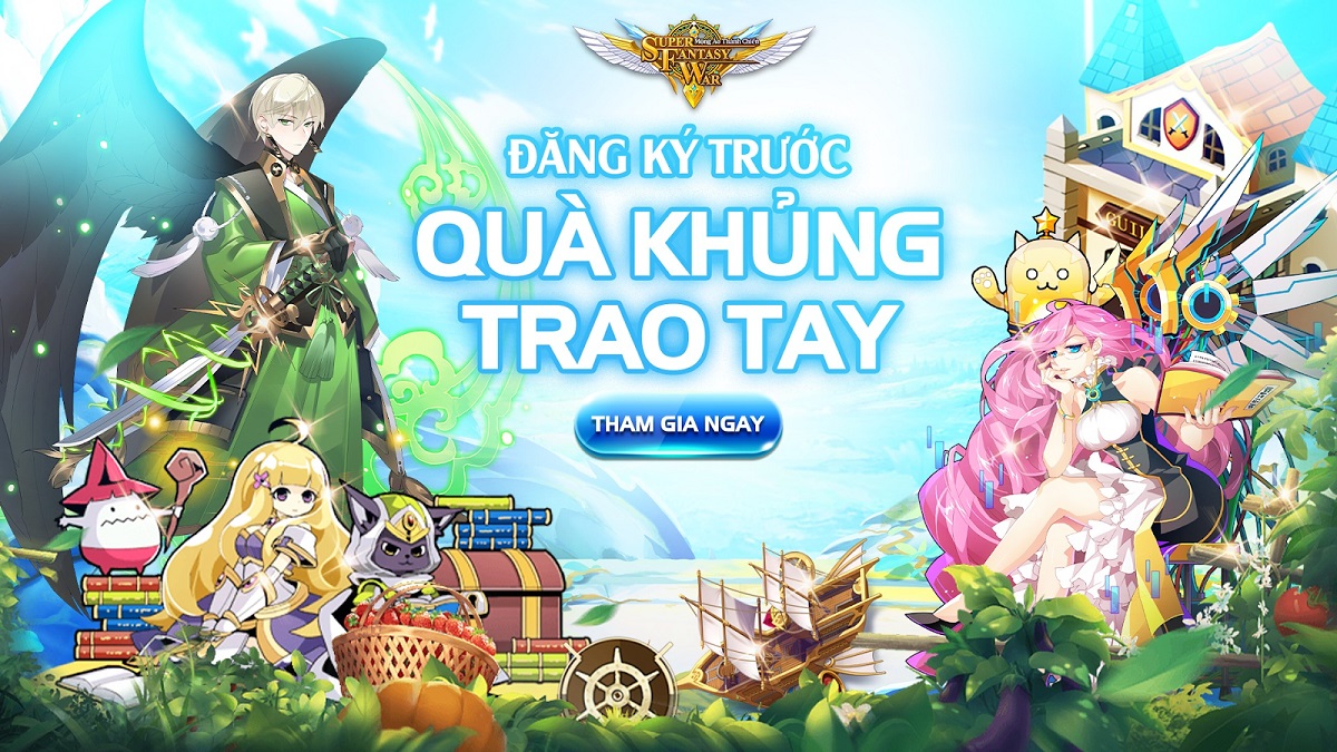 Bom tấn thế giới – Super Fantasy War: Mộng Ảo Thánh Chiến kích thích sự đấu trí của game thủ với 3 đẳng cấp chiến thuật “sáng chói” nhất hiện nay