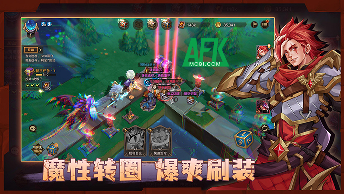 Phát triển nhóm lính đánh thuê bằng cách quay xúc xắc trong Castle Legend 2: Dia Mercenary Group - MOBILE