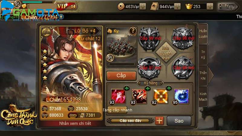 Công Thành Tam Quốc khẳng định vị thế game chiến thuật trong làng game mobile Việt