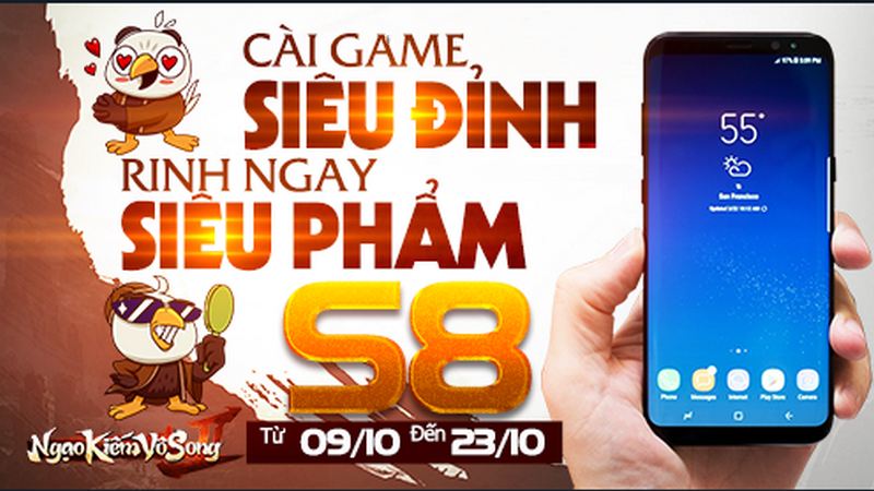 12/10 Alpha Test, tải ngay Ngạo Kiếm Vô Song 2 là có thể rinh ngay S8