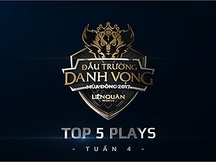 Liên Quân Mobile: Top 5 highlight tuần 4 Đấu Trường Danh Vọng mùa đông 2017