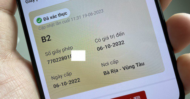 Nguyên nhân một số bằng lái xe chưa thể tích hợp tài khoản VNeID