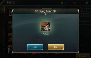 Game thủ Liên Quân Mobile bất ngờ khi Valhein mà cũng có… thẻ thử tướng