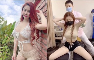 Vẹo cột sống do vòng một quá to, nàng hot girl livestream cảnh đi điều trị khiến fan hâm mộ nức nở, ghen tị