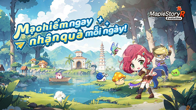 MapleStory R: Evolution – Nấm Lùn Phiêu Lưu Ký khai mở đăng ký trước tại Việt Nam