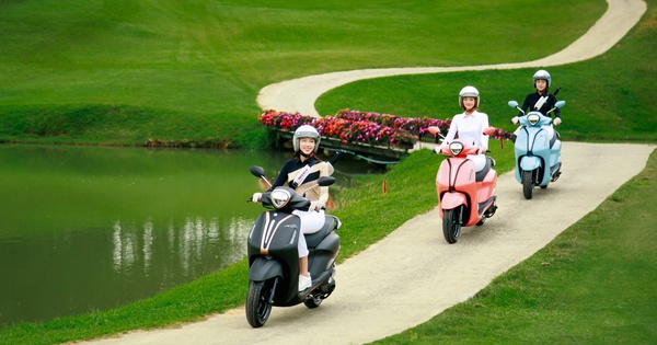 Thùy Tiên giải thích lý do các golfer nữ chuyển sang dùng xe máy trên sân golf