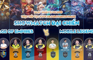 Sao AOE Việt và VEC Fantasy Main đại chiến Show Match Mobile Legends