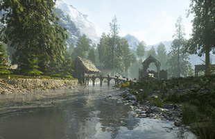 Bất ngờ trước độ chân thật và đẹp mắt của Skyrim trong Unreal Engine 5