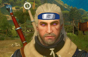 Xuất hiện bản mod biến nhân vật The Witcher 3 thành ninja làng lá trong Naruto