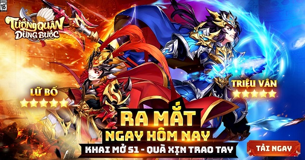 Nhập Giftcode VIP và chiến game Tướng Quân Dừng Bước ngay hôm nay