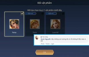 Liên Quân Mobile: Quá nhiều item, game thủ chê 7 Rương tướng/skin dù Garena tặng khuyến mãi