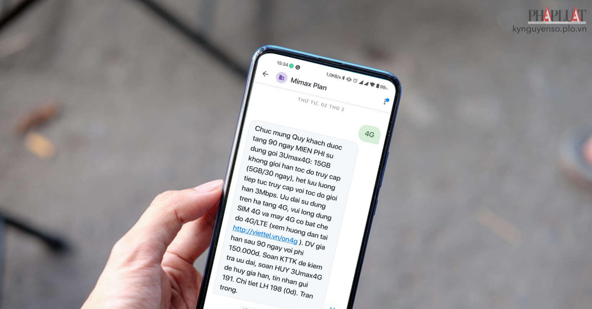 Cách đăng ký nhận ngay 15 GB data 4G miễn phí