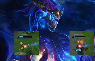 Aurelion Sol làm lại mạnh tới mức đã nằm xuống vẫn hạ gục được đối thủ