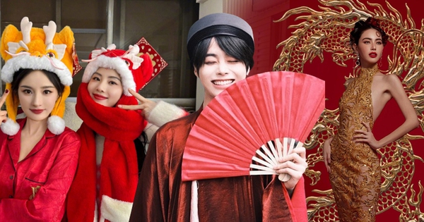 Sao thế giới nô nức đón năm mới: Hanbin diện cả Hanbok và áo dài, Dương Mịch - Lưu Thi Thi cùng dàn mỹ nhân Thái khoe sắc chào xuân