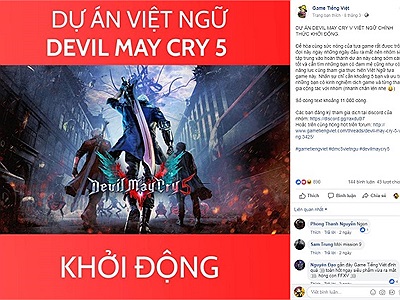 Devil May Cry 5 sắp có bản Việt hóa do bị Crack sớm mặc dù đã được bảo mật bằng Denuvo