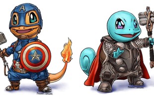 Siêu anh hùng Marvel biến thành Pokémon siêu dễ thương nhưng vẫn 