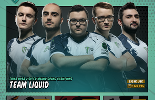 Liquid lên ngôi tại Super Major Thượng Hải sau khi hạ gục Gấu Nga Virtus Pro