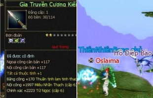 Oslaima: Rich Kid 12 tuổi của Thiên Long Bát Bộ với giai thoại đập 10 triệu vào thanh kiếm... cấp 1