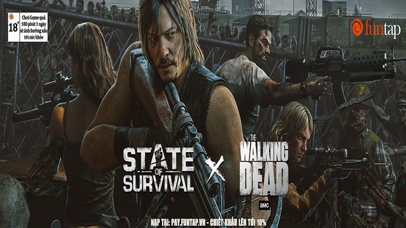 Daryl Dixon đã sẵn sàng tham chiến sau “cú bắt tay” giữa State of Survival và The Walking Dead