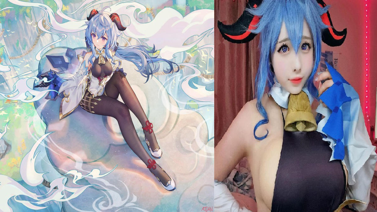 Cosplay Ganyu Genshin Impact: Chosen Waifu