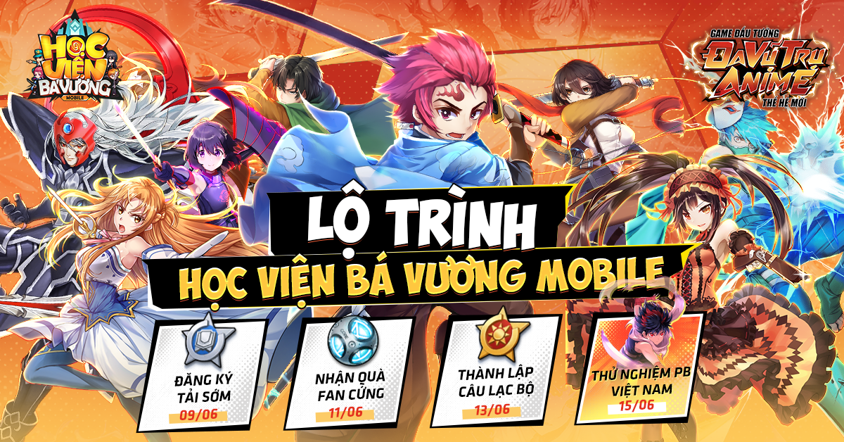 Học Viện Bá Vương Mobile mở Đăng Ký Sớm: Chạm tay đến giấc mơ về những vị anh hùng!