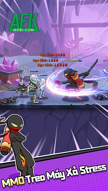 Game nhập vai nhàn rỗi cày cuốc trực tuyến Stickman GO cập bến Việt Nam