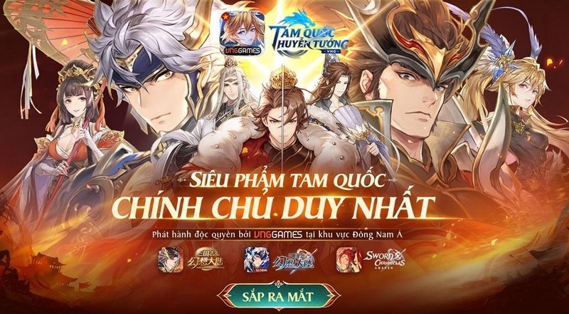 Tam Quốc Huyễn Tướng VNG sắp ra mắt game thủ Việt Nam