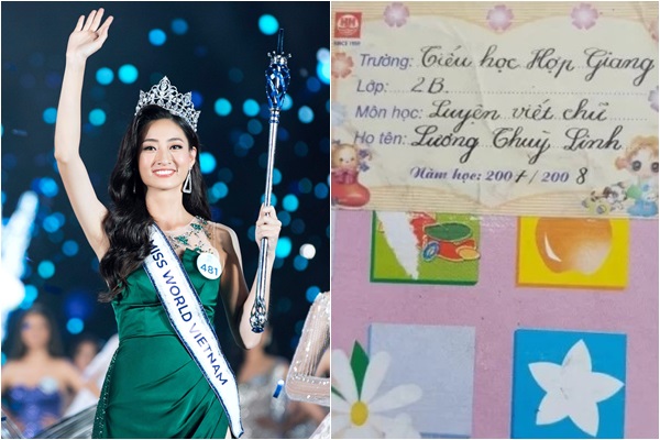 Hoa hậu Lương Thùy Linh: Mới 7 tuổi đã viết chữ 'đẹp như in'