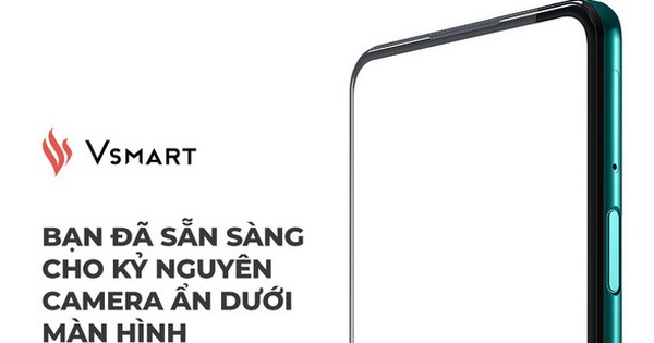 Vsmart hé lộ smartphone với camera ẩn dưới màn hình